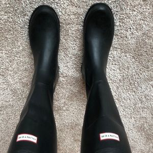 Black Hunter Rain Boots size 10